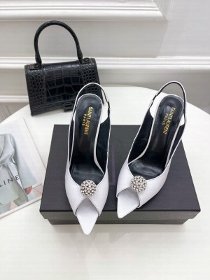 Saint Laurent 10cm Patent Leather Sandals 2022 Collection 016