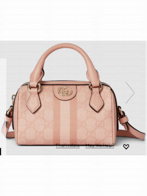 GUCCI OPHIDIA GG SUPER MINI BAG 781490 Dusty pink