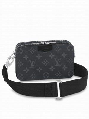 Louis Vuitton Alpha Wearable Wallet M80741 Black