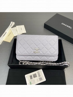 Chanel Wallet On Chain AP3723 light Purple