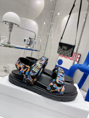 Christian Dior DiorAct Mizza Sandal Flat Calfskin 06 2022 Collection
