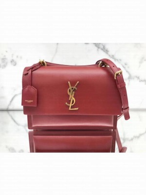 Yves Saint Laurent Calfskin Leather Tote Bag Y634723 Bright red
