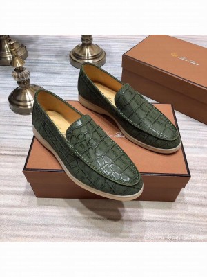Loro Piana Summer Walk Suede Calf Skin