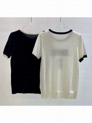 Dior Knit Wool Top White 2025