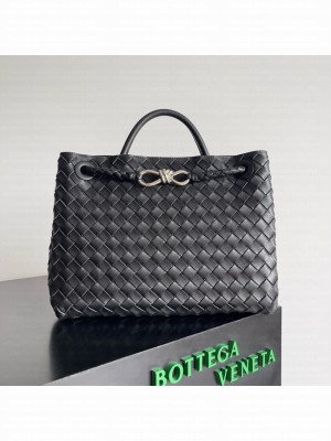 Bottega Veneta Medium Andiamo 766016 black&Silver