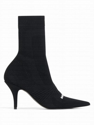Balenciaga Women's Knife 2.0 80MM Short Boots Black