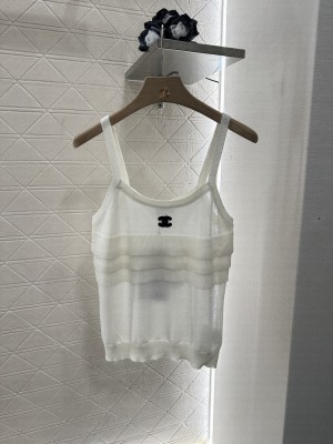 Chanel Knitted Top White