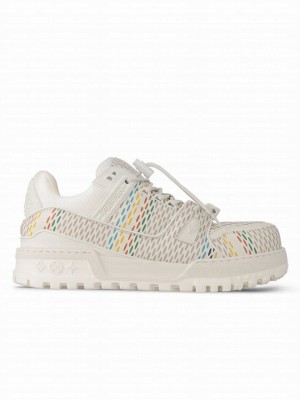 Louis Vuitton Unisex LV Trainer Maxi Sneaker 1ACR19 Cream