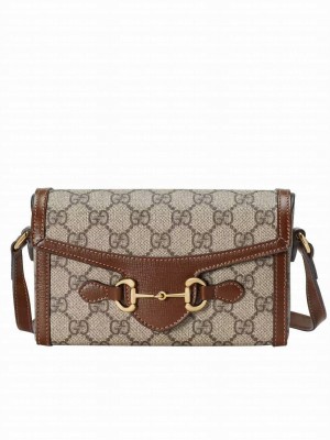 Gucci Horsebit 1955 Mini Bag 699296 Brown