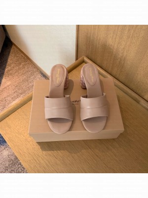 GIANVITO ROSSI FLOREA MULE 60mm sandal nude 2022 Collection