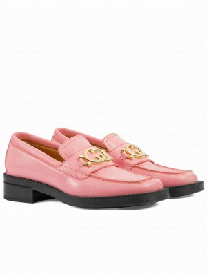 Gucci Women's Loafer With Interlocking G 701791 Pink