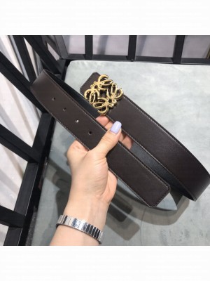 Loewe Width 38mm Leather Belt With Anagram Buckle 28