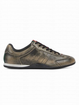 Gucci Unisex Shift Sneaker 857016 Coffee
