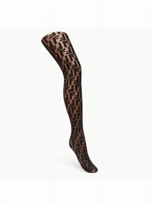FENDI LOGO TIGHTS NWT
