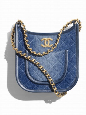Chanel Hobo Handbag AS4532 Blue