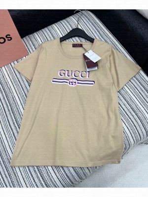 Gucci Women's Cotton T-shirt Cream