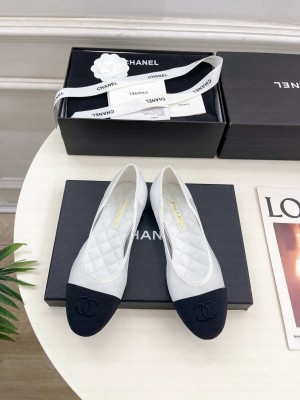Chanel Ballet flats mesh & Grosgrain white 2025