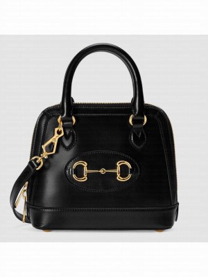 Gucci Horsebit 1955 mini top handle bag 640716 black