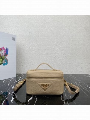 Prada Leather mini-bag 1BH202 apricot