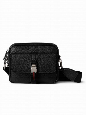 Gucci Small Crossbody Bag With Web 816751 Black