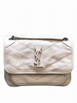 Saint Laurent Baby Niki Chain Bag 5330370 White