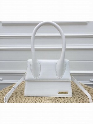 Jacquemus Leather Le Chiquito Bag White