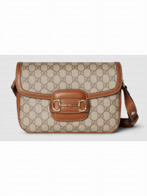 GUCCI HORSEBIT 1955 SOFT MEDIUM SHOULDER BAG 815178 brown