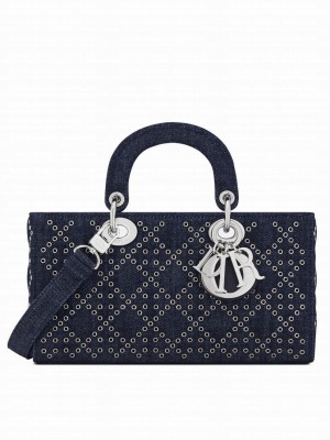 Christian Dior Lady D-Joy Bag Dark Blue