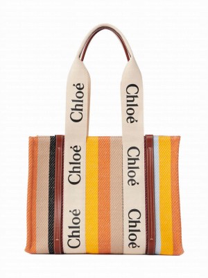 Chloe Medium Woody Tote Bag Mauve