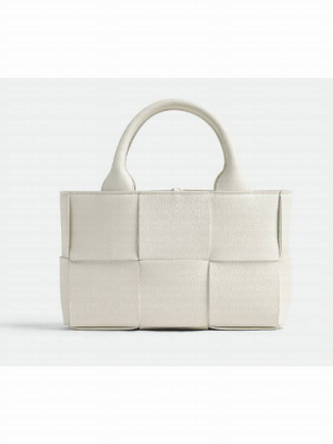 Bottega Veneta Candy Arco Tote Bag 729029 White