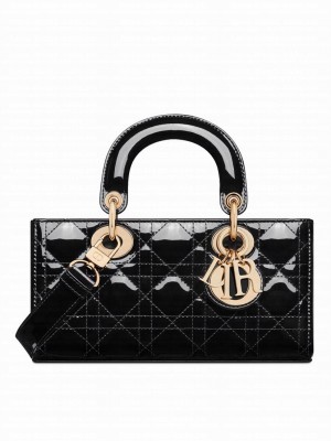 Christian Dior Small Lady D-Joy Bag Black