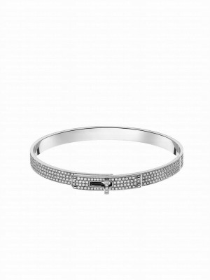 Hermes Kelly Bracelet, Small Model Silver