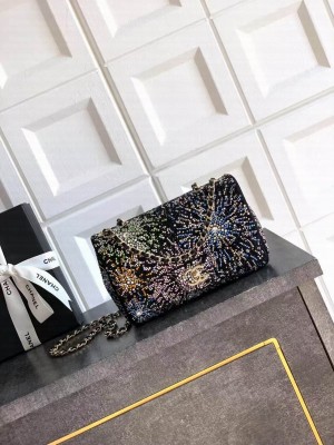 Chanel Starry Sky Diamond Inlay Flat Bag CF6171