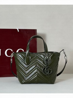 Gucci GG Marmont Small Tote Bag Green