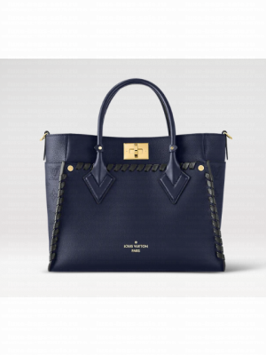 Louis Vuitton On My Side MM M21569 Navy Blue
