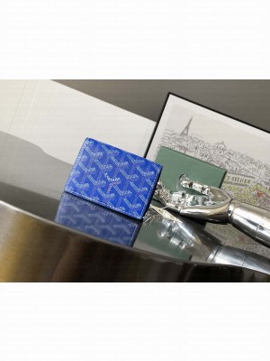Goyard Malesherbes Card Wallet Blue