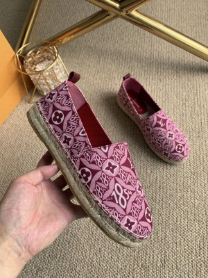 LOUIS VUITTON 1A8D4N SINCE 1854 STARBOARD FLAT ESPADRILLE UNISEX BORDEAUX