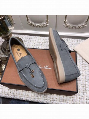 Loro Piana Open Walk Suede Booties