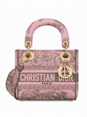 Christian Dior Mini Lady D-Lite Bag Pink