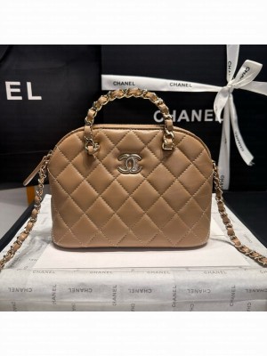 CHANEL SMALL SHOPPING BAG AS5130 Dark Beige