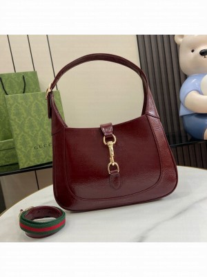Gucci Vintage Jackie 1961 Original Leather Hobo Bag 636706 Wine