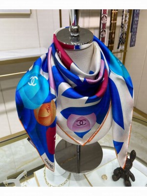 Chanel Women's Square Scarf White