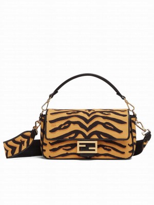 Fendi Baguette Bag 8BR600 Coffee