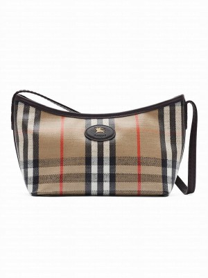 Burberry Mini Highland Shoulder Backpack Khaki