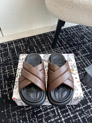 Dolce & Gabbana Man's Calfskin Slide sandals 012