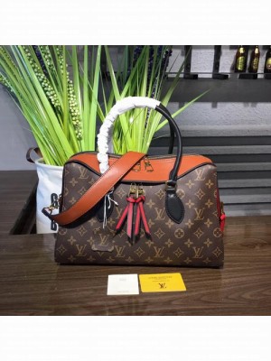 Louis Vuitton Tuileries 35cm Bag Monogram Canvas Tricolor Cowhide Fall/Winter 2017 Collection M41456, Caramel