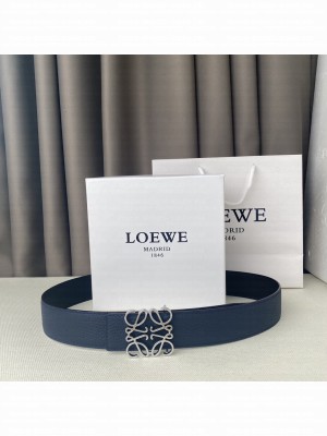 Loewe Reversible Width 38mm Leather Belt With Anagram Buckle 035
