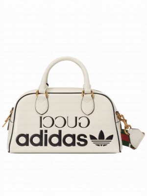 Gucci x adidas Mini Duffle Bag 702397 Cream