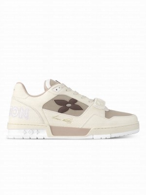 Louis Vuitton Men's LV Trainer Sneaker Cream