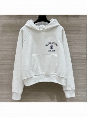 Prada Cotton Sweatshirt White 2025